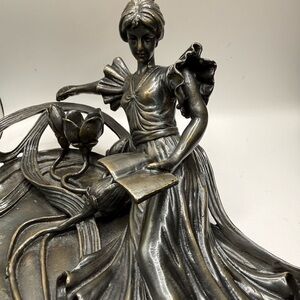 Vintage Art Nouveau Visiting Card Tray